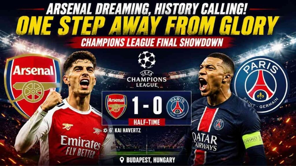Arsenal vs PSG Champions League Final