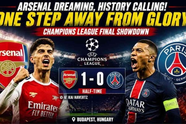 Arsenal vs PSG Champions League Final