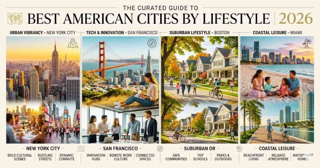 Best American cities by lifestyle category in 2026