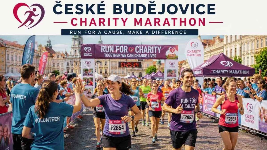 Community and charity activities during Mattoni Half Marathon Ceske Budejovice 2026.