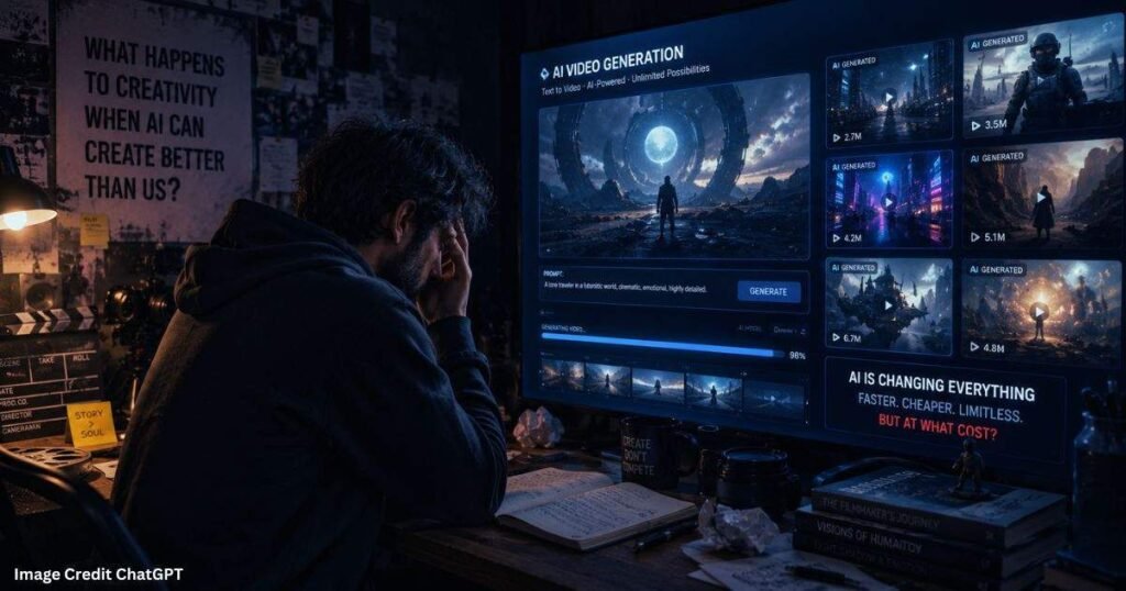 Creators concerned about artificial intelligence replacing human creativity.