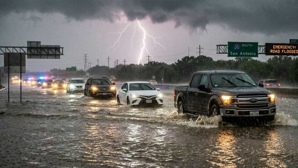 Texas storm warning,
