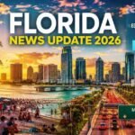 Florida news update 2026 showing Miami skyline, tourism growth, and modern city life