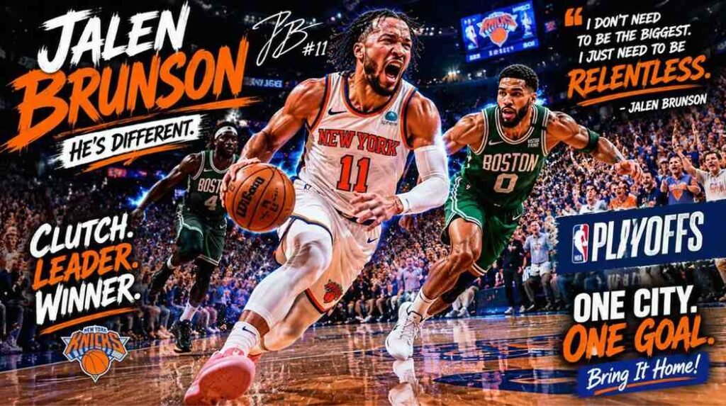Jalen Brunson powers the New York Knicks during their NBA Finals 2026 championship pursuit.