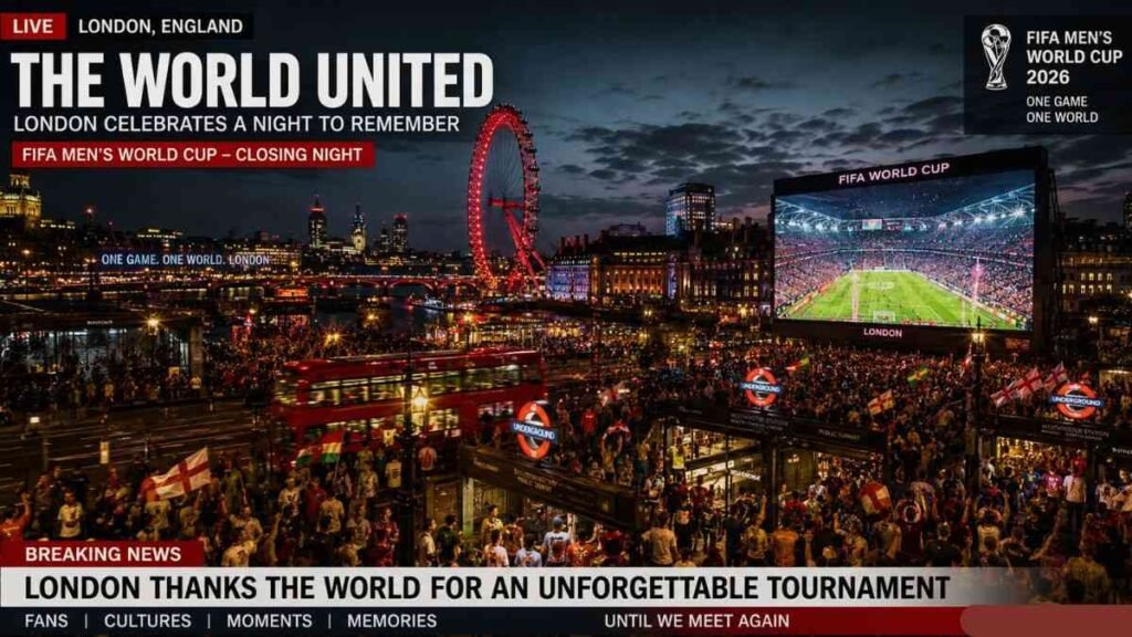 London prepares for unforgettable World Cup nights and busy transport activity.