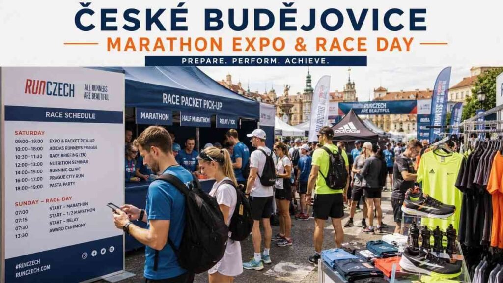 Race expo and event schedule activities