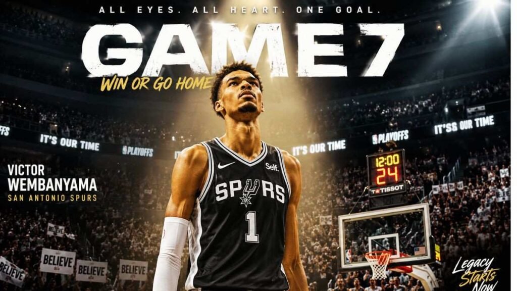 Victor Wembanyama prepares for historic Game 7 against Oklahoma City Thunder.