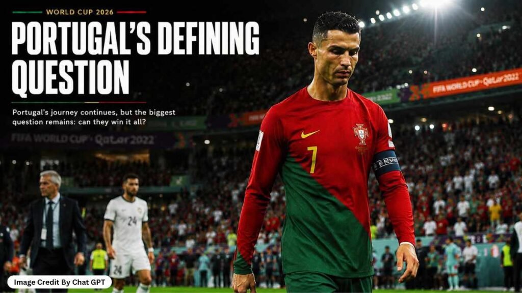 Cristiano Ronaldo reflecting after a World Cup 2026 match
