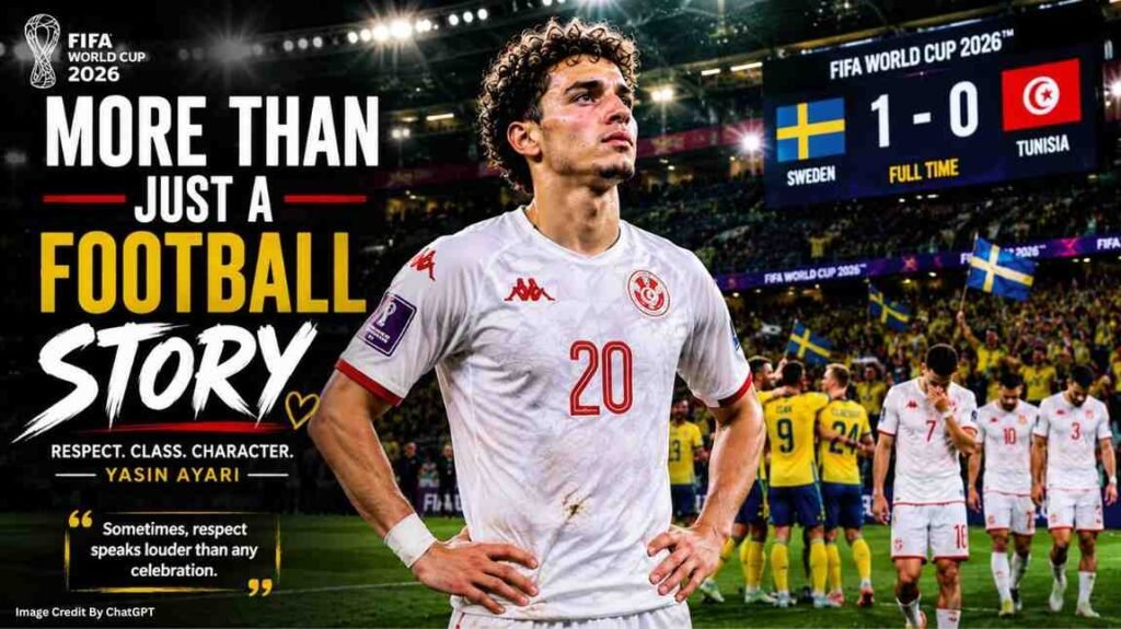 Yasin Ayari reflects after Sweden's World Cup 2026 victory over Tunisia