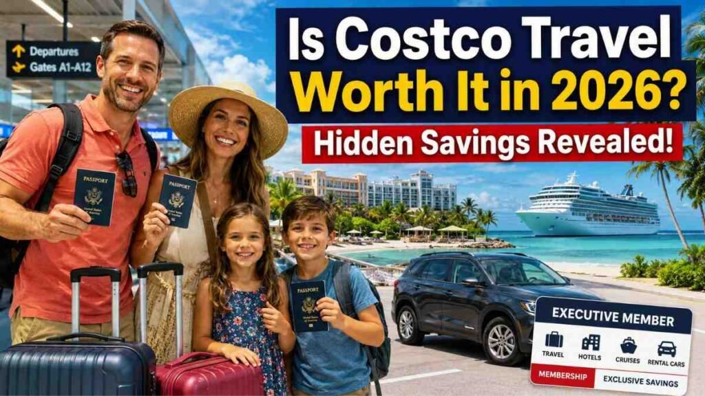 Is Costco Travel worth it in 2026 review featuring vacation packages, cruises, hotels, and rental car savings.
