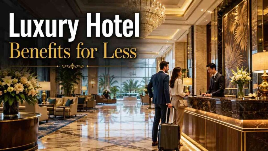 Luxury hotel booking benefits offered by Costco Travel.