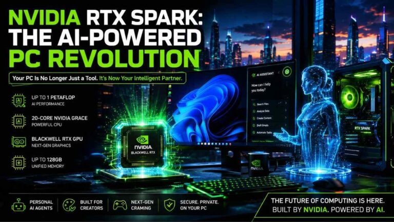 NVIDIA RTX Spark AI-powered Windows PC revolution concept image