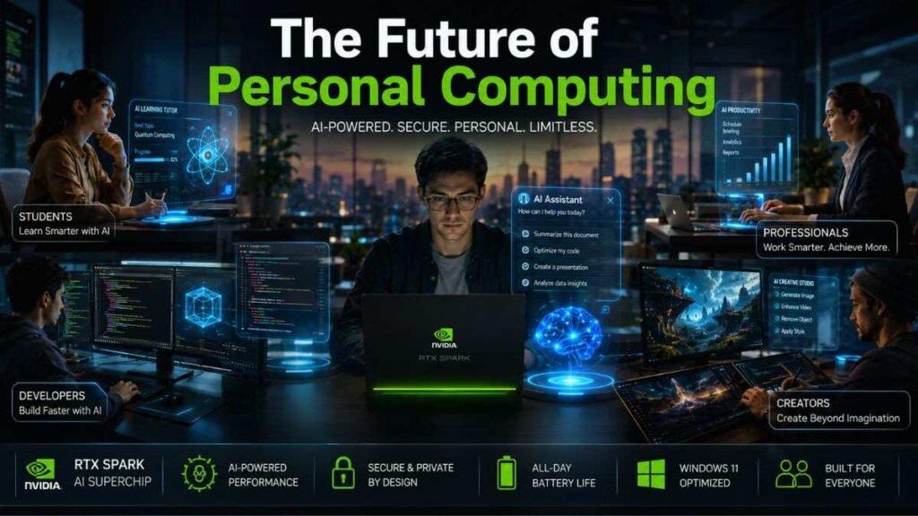 NVIDIA RTX Spark transforming the future of personal computing.