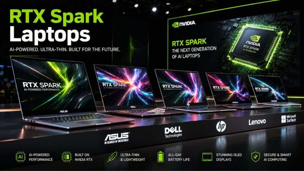 Next-generation RTX Spark laptops from leading PC manufacturers.