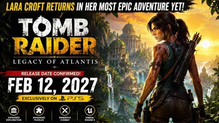 Tomb Raider Legacy of Atlantis PS5 Release Date