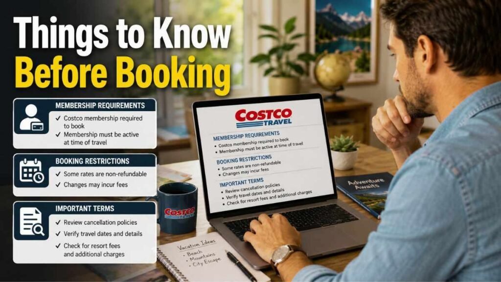 Traveler reviewing the drawbacks of Costco Travel.