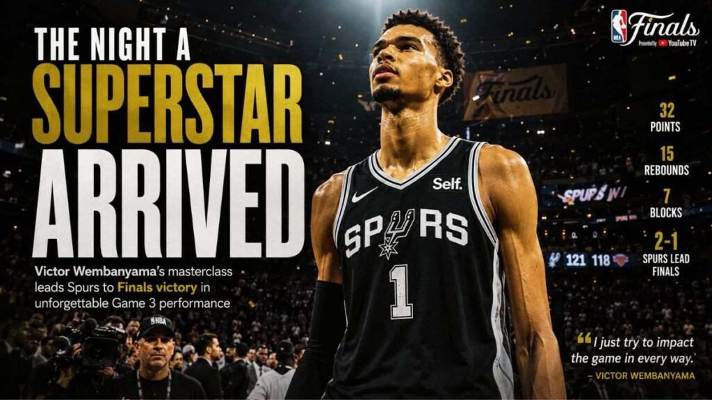 Victor Wembanyama NBA Finals Game 3 Performance Analysis