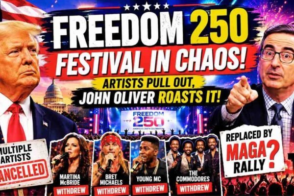 Trump Freedom 250 Festival controversy as artists withdraw ahead of America’s 250th anniversary celebration.